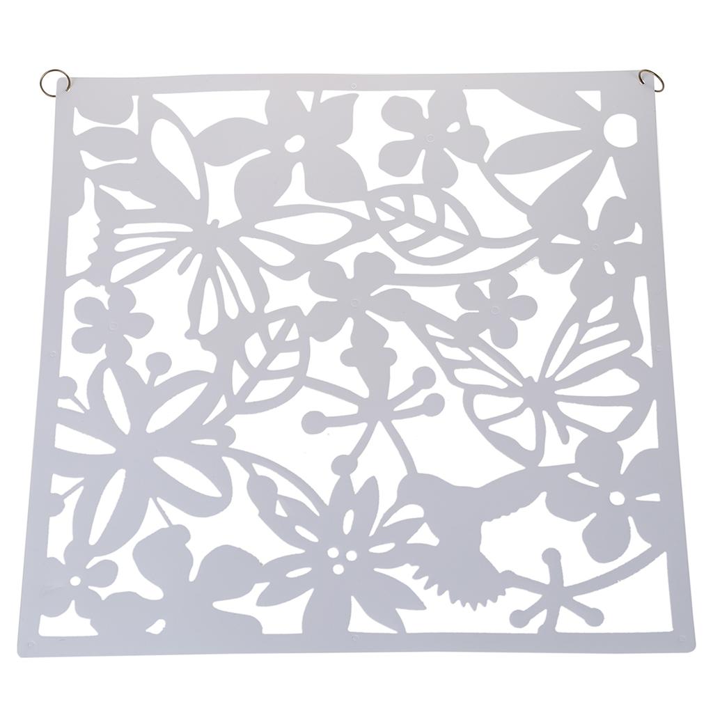 Decorațiuni pentru casă Modă 4 buc Fluture Pasăre Floare Ecran suspendat Panou separator Cortină de cameră Agățat pe perete Decor cu fire
