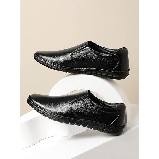 Liberty Healers BRL-11 Herren Mokassins ohne Schnürsenkel - Schwarz, Braun & Tan, Lässige Slip-On Mokassins für Herren - Ideal für Bürokleidung