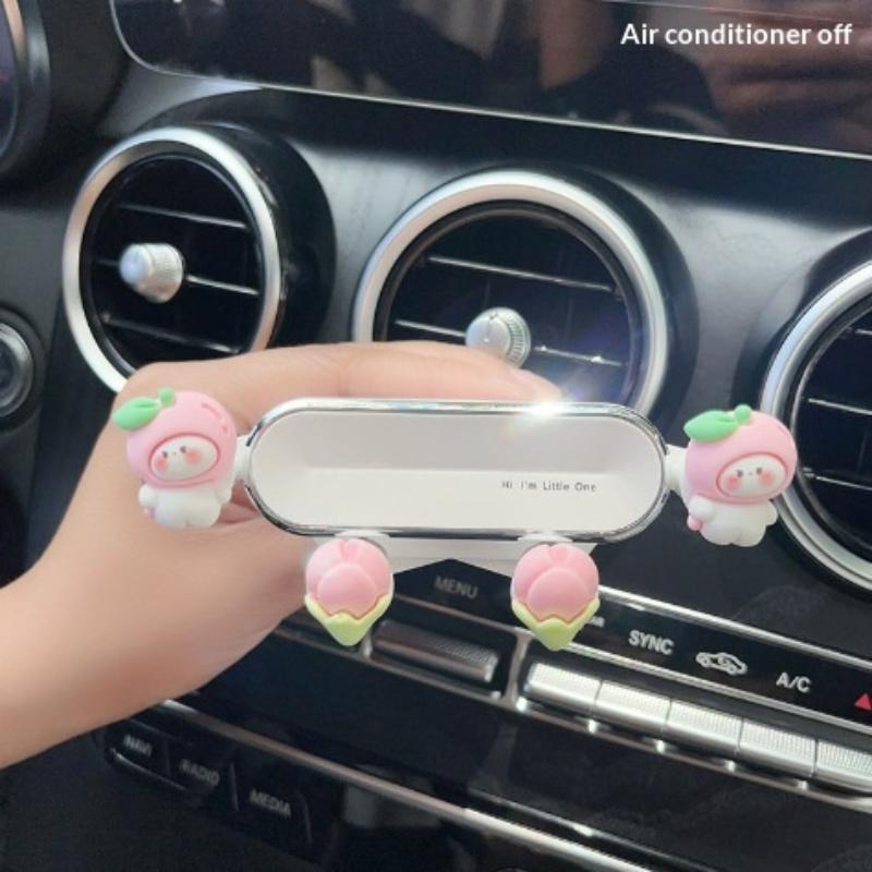 Cute Car Mobile Phone Bracket Creative Car Air Outlet Clip Mount Phone Fixed Support Bracket Holder