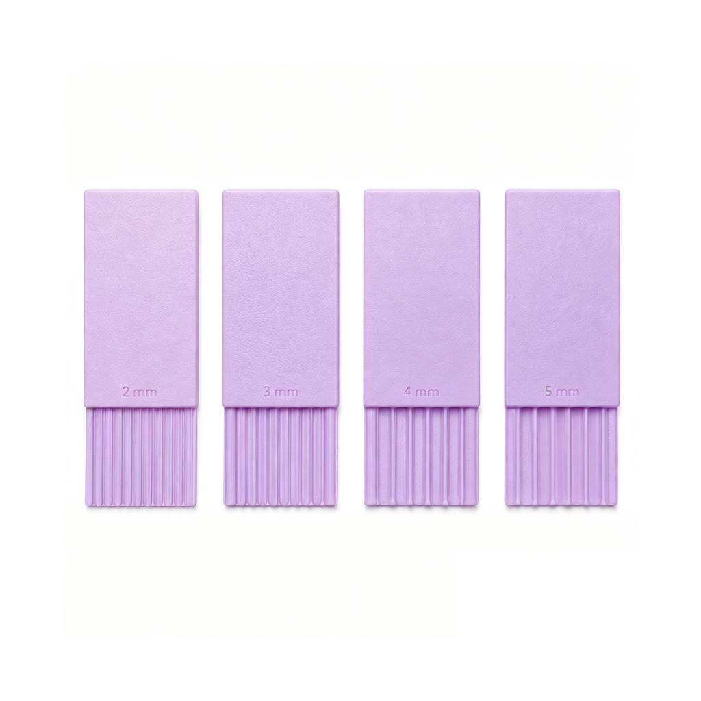4PCS Precision Grooves Clay Ball Maker Smooth Rolling Reusable Clay Bead Roller 3D Printed 2/3/4/5mm Nail Art Bead Roller