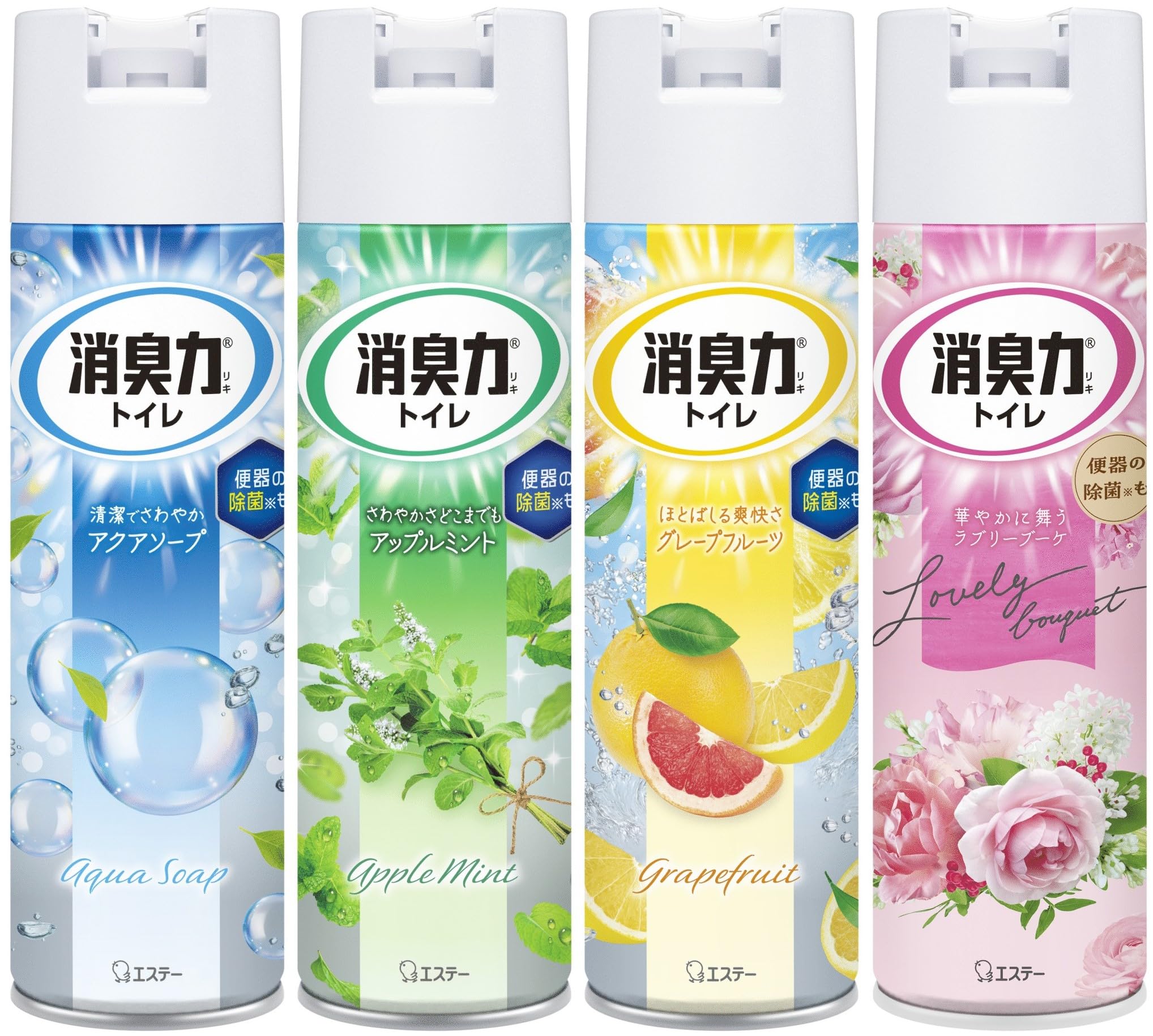 

Дезодорирующие мощные ароматы в ассортименте Туалетный спрей Apple Lovely 365 мл x 4 Туалетный дезодорирующий мощный спрей Дезодорант Дезодорирующий Освежитель воздуха Дезодорирующий