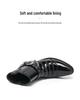 Chelsea Martin Men's High-Top Patent Leather Boots with Pointed Toe, British Style, Zipper, and Height Increasing Feature for Autumn/Winter.