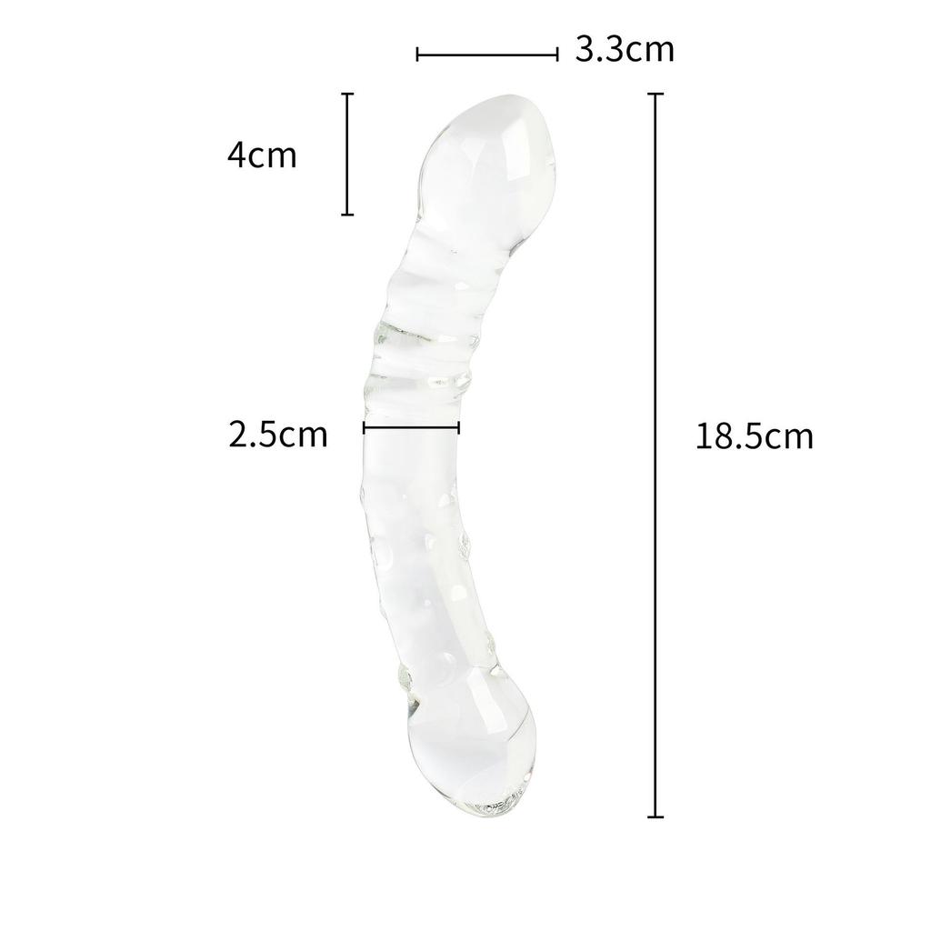 SM Erotic Crystal Dildo & Anal Plug Massager