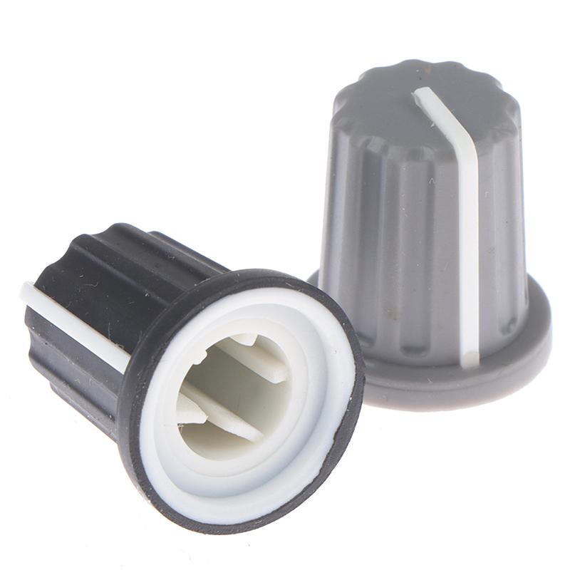 5 Stück Gummi Halbachsenknopf Potentiometer Encoderknopf 270 Grad D-förmig