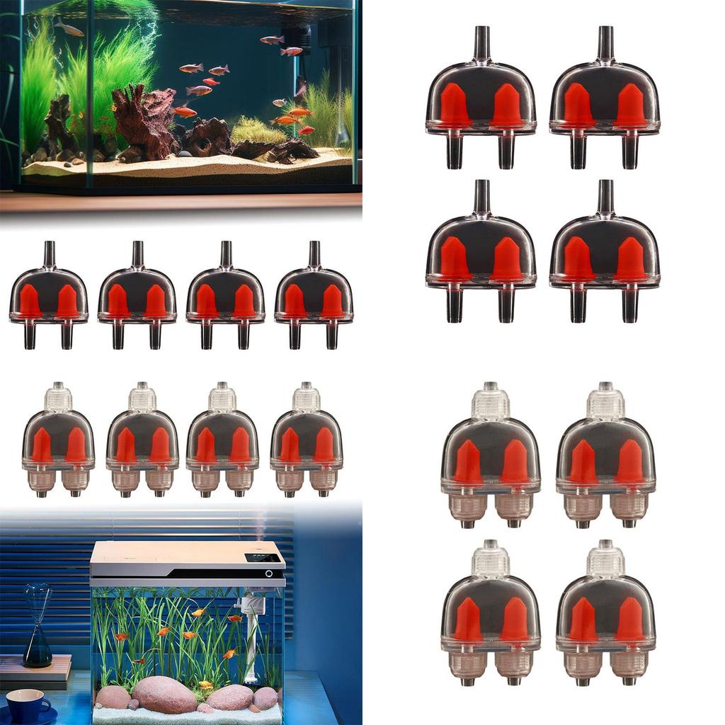 4 Pieces Aquarium Air Check Valves Stop Valve Non Backflow Aquarium Air Pump