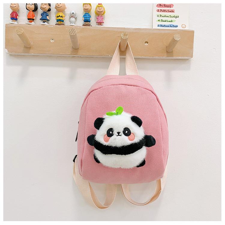 Charming Panda Children's Backpack Fun Trendy Kindergarten Nylon Bookbag Stylishly Lightweight