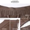 Women Suit Fabric Pleated Skirt High Waist A‑Line JK Uniform Mini Skirt Two Lengths Anti‑Chafing Safety Shorts Preppy Style For All Seasons