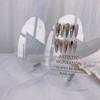 Irregular Acrylic Transparent Matte Manicure Tool False Nails Holder Showing Stand Color Card Nail Art Display Board