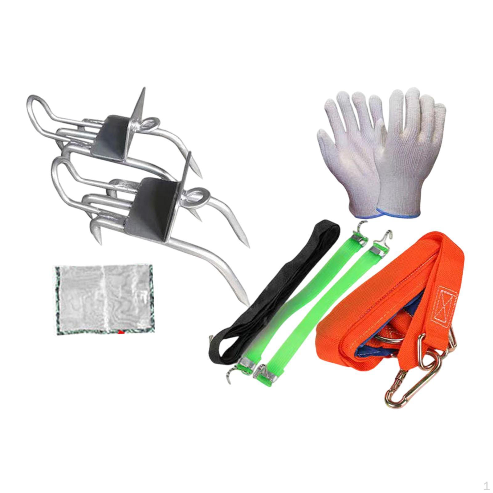 

2 шт. шипы для лазания по деревьям для работы с безопасным поясом подарки из нержавеющей стали без сумки with Bag