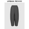 UR Women's Relaxed Fit Elastic Waist Curved Leg Pants