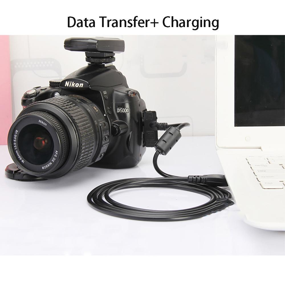 For NIKON SANYO UC-E6 Digital Camera Cable Mini 8P Cord for CoolPix Fuji Panasonic Olympus Sony Data Transfer Charging Wire
