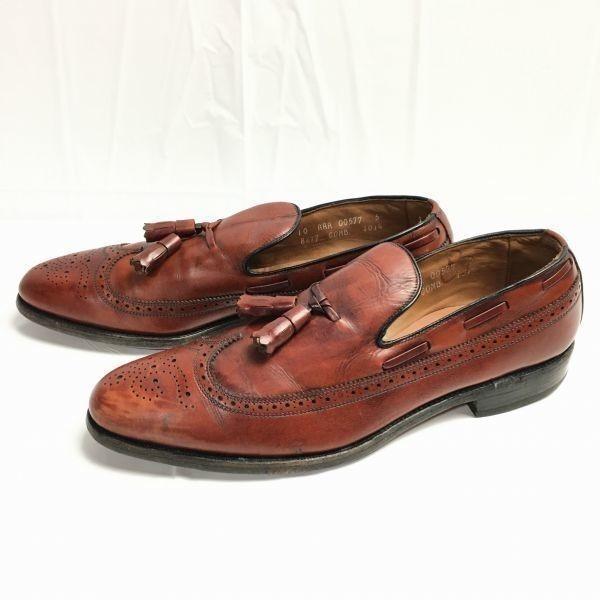 Allen Edmonds Berwick Made in USA Tassel Loafer Slip-On Shoes Brown Size 10AAA (26.0-27.0) Men's(USED)