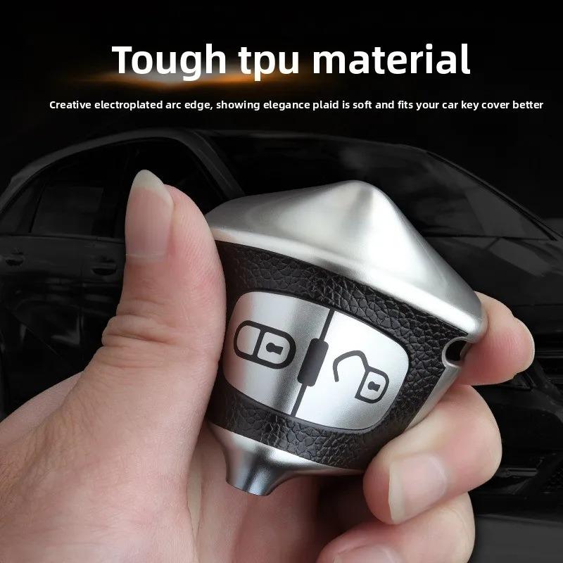 1pcs Car Remote Key Case Cover for Peugeot 107 207 307 307S 308 407 607 Citroen C2 C3 C4 C5 C6 C8 TPU Leather 2/3 Buttons