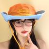 Color Matching Fisherman Cap Sun Protection Sun Hat Retro Hiking Caps  Summer