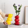 Creative Fruit Ceramic Vase Small Fresh Home Desktop Decoration Ornament Simple Art Flower Arrangement