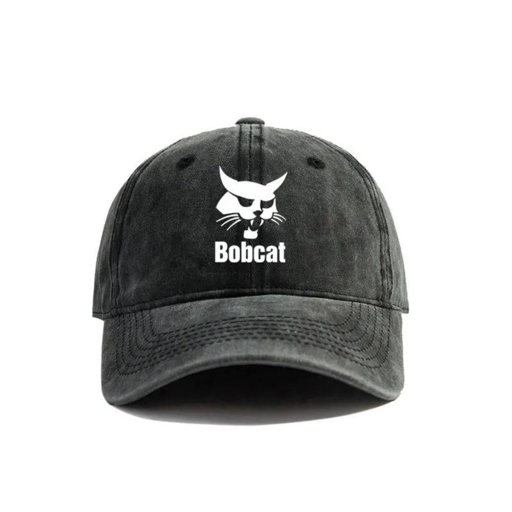2025 Bobcat Baseball Caps Distressed Hats Cap Men Women Retro Outdoor Summer Adjustable Bobcat Heavy Equipment Hats Fashion