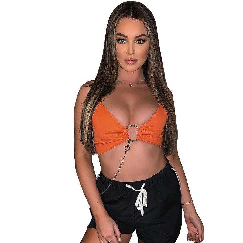 2025 Summer Sexy Leopard Halter Neck Lace-Up Sleeveless Vest