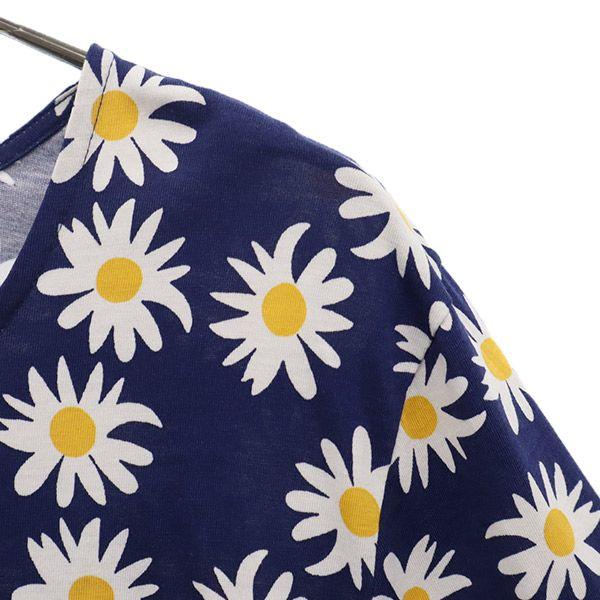 Unbenutzt marimekko Floral Langarm Einteiler S Marineblau Damen Gebraucht