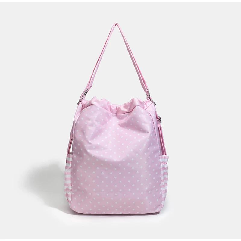 Itabag Harajuku Style Lolita Shoulder Drawstring Backpack Anime Merchandise Transparent Display Diy Tote Bag