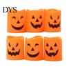 Unique Halloween House Accents 6 Pcs Battery Operated Flameless Tea Lights, Orange Flickering Electric Fake Indoor Festive Holiday Lights Candles,