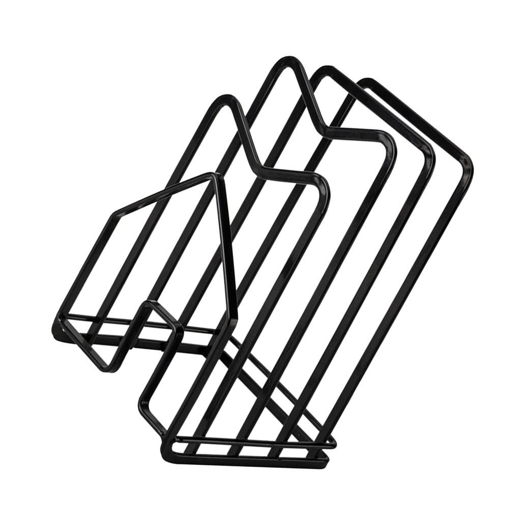 Cutting Board Storage Rack Versatile Chopping Board Pot Pan Lid Stand Holder for Kitchen Cabinet Countertop