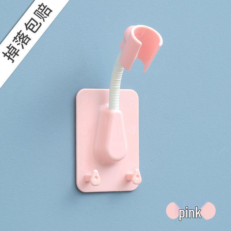 No-Drill Suction Cup Shower Head Holder with Movable Silicone Base