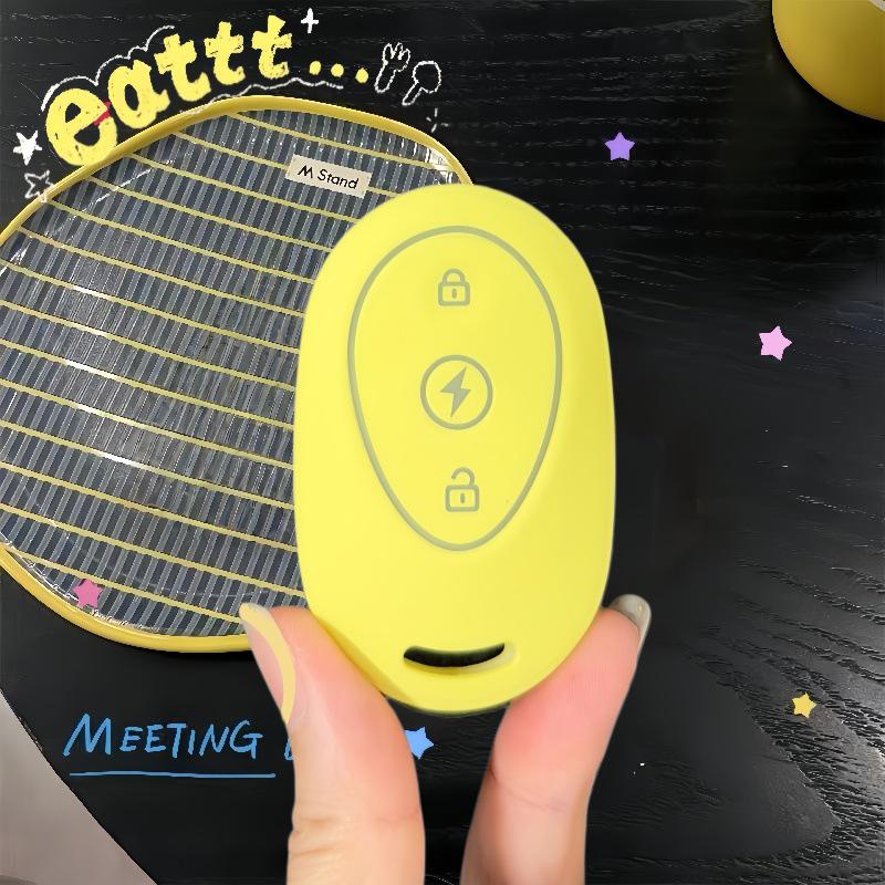 LIMA Mido Three-Wheeled Electric Vehicle Remote Key Cover - Star Diamond Leopard Design