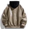 Fake Two-piece American Retro Leather Jacket for Men's Spring and Autumn New Style High Street Pussy