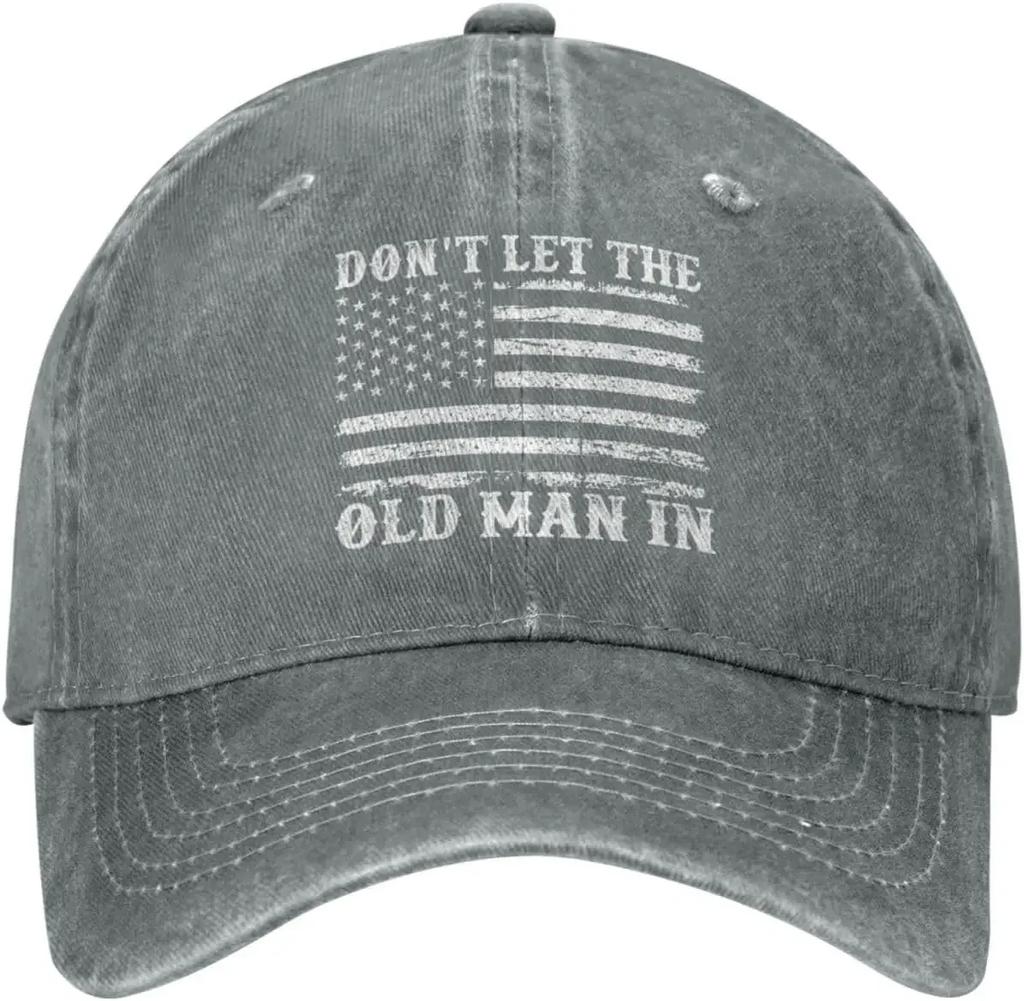 Old Man Hat Dont Let Old Man In Hat for Women Baseball Hats Vintage Hat