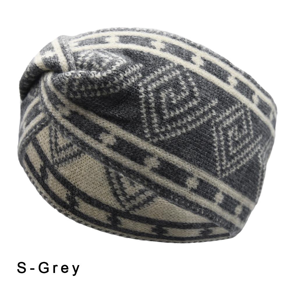 Autumn and Winter Keepwarm Knitted Twist Headband Workout Running Sport Elastic Hair Bands for Women's Turban Hair Wrap