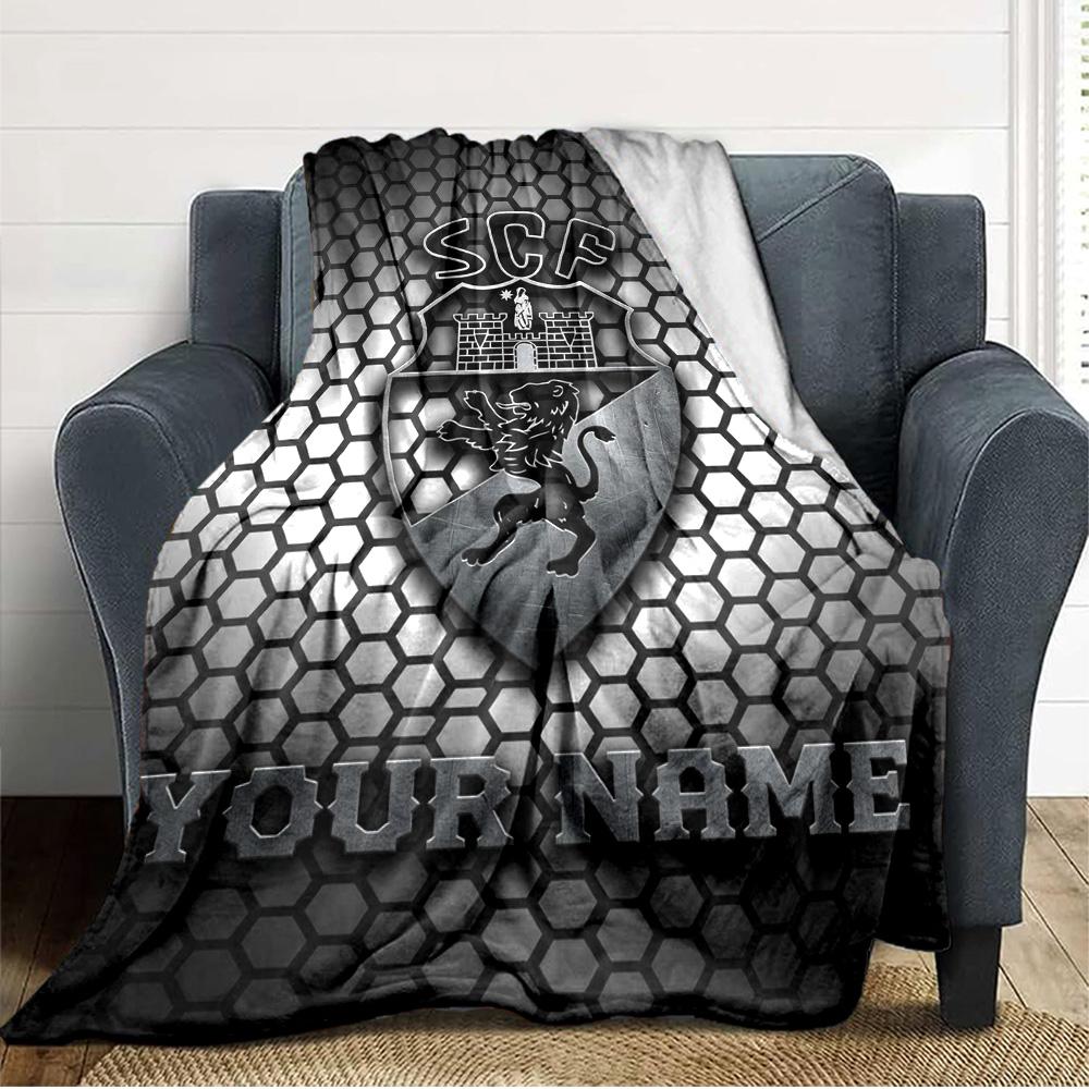 Name Custom SC Farense Print Flannel Blanket High Quality Warm Comfortable Cover for All Seasons Perfect for Gifts Home Decor