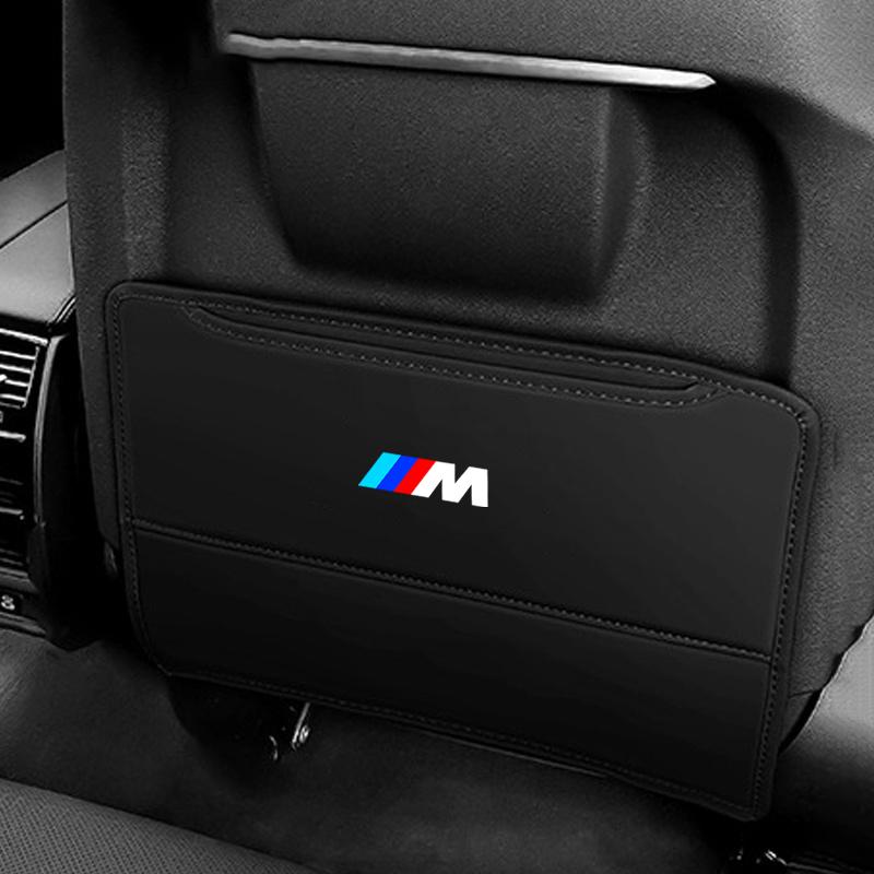 Leather Car Seat Anti-kick Pad Dust-Proof Protection Mat For BMW M X1 X2 X3 X4 X5 X6 X7 G20 G30 GT E46 E90 E60 F10 E39 Accessory fxdf89