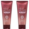 Heat Active Extreme Damage Leave-In Treatment Set (220ml X 2) Intensive Repair Hair Cream