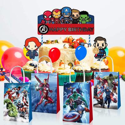 Printed Thick Paper Bags Are Perfect For Parties, Gifts And , Cartoon Characters And Their Amazing Friends