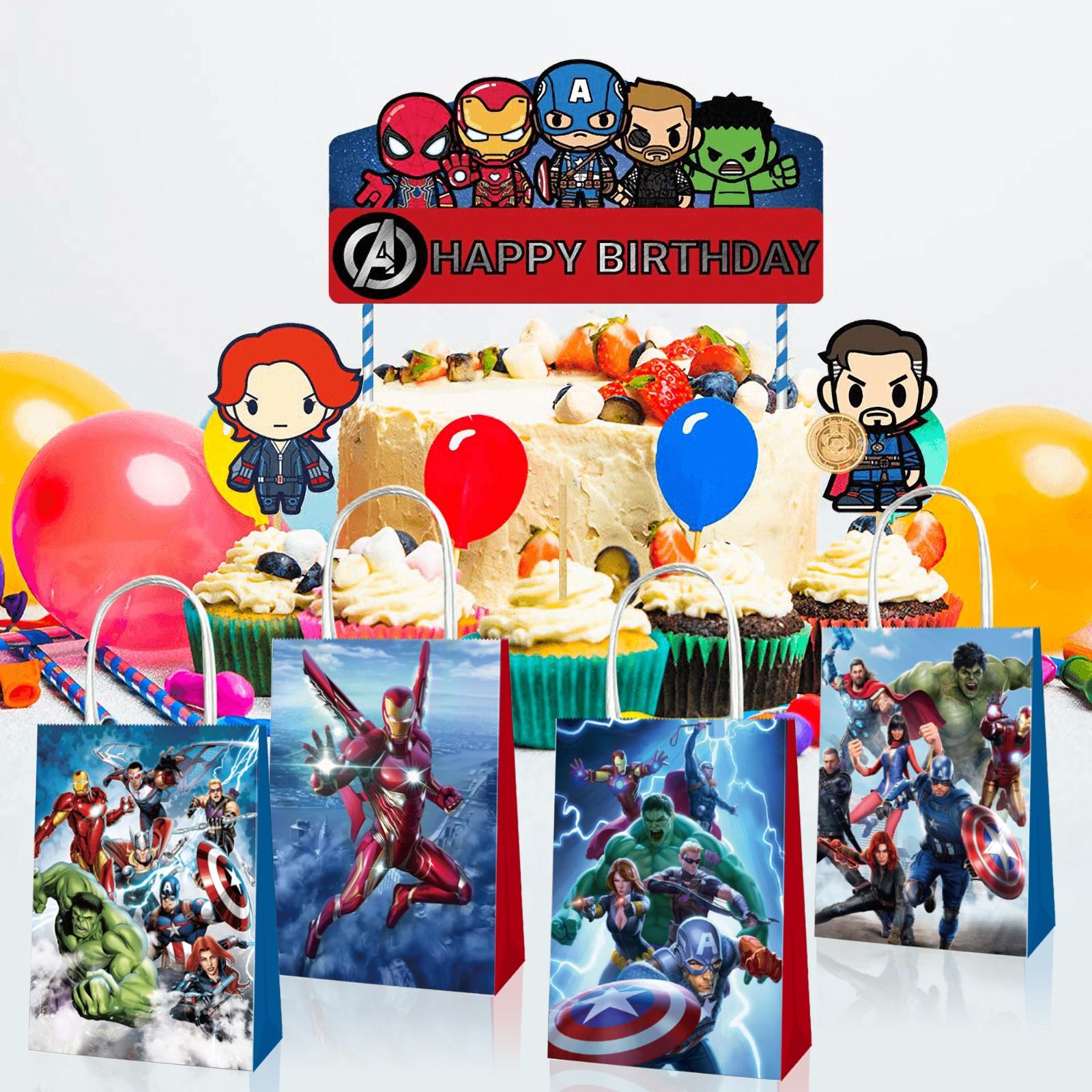 Printed Thick Paper Bags Are Perfect For Parties, Gifts And , Cartoon Characters And Their Amazing Friends One Size