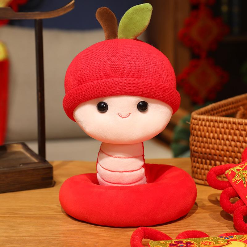 Year of the Snake Doll Mascot Zodiac Year Doll Plush Toy Snake Can Year Snake Good Luck Snake