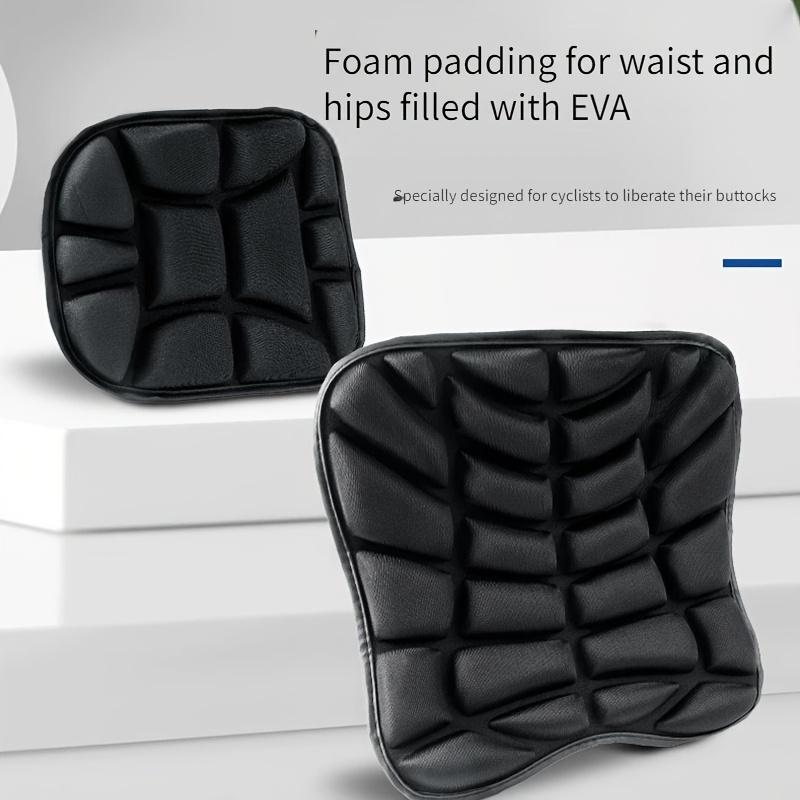 2pcs 3D Comfort Gel Seat Cushion | Motorcycle Fit Saddle for Seats Breathable Universal Shock Absorbing Seat Cover Advanced Mountain Bike Gel Pad