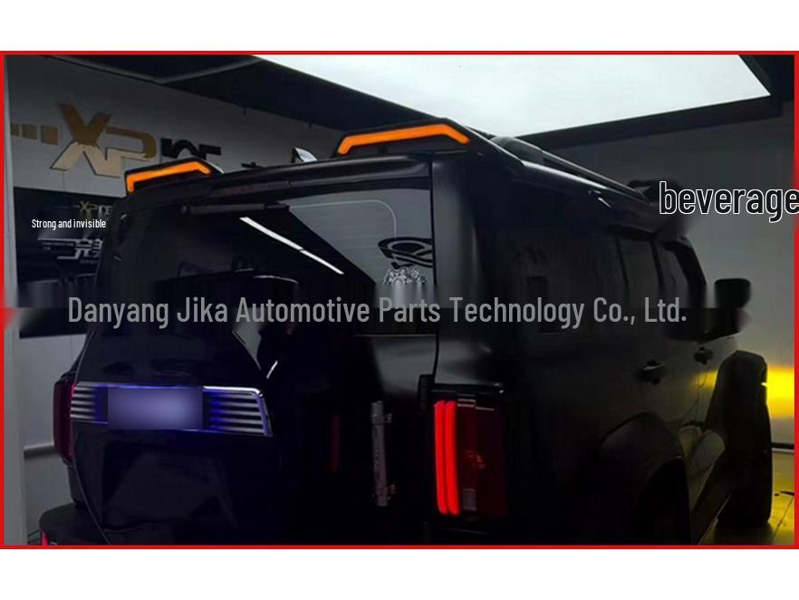 Střešní spoiler Wrangler JK/JL: Specifikace pro USA/Evropu, Upravený design se světly