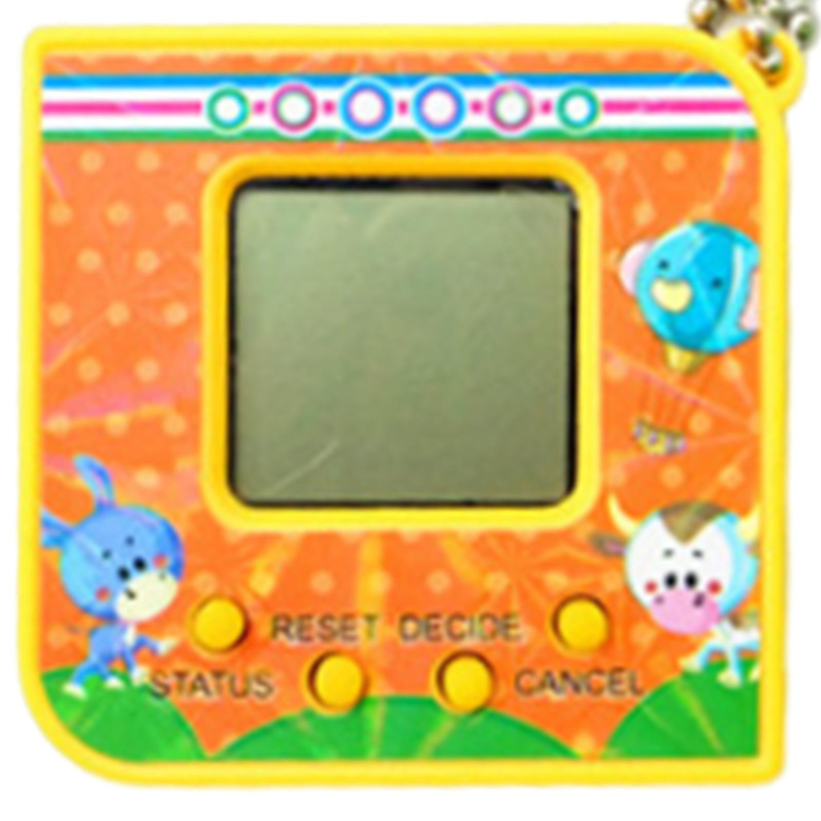 

Ностальгическая игровая консоль подарок для раннего развития электронные цифровые питомцы 168 питомцев игровая машина карманные электронные животные игрушки жёлтый