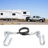 1pcs Car Trailer Safety Tow Rope Maximum Extension Length 27.6 In Spring Tow Rope For RV Accessories