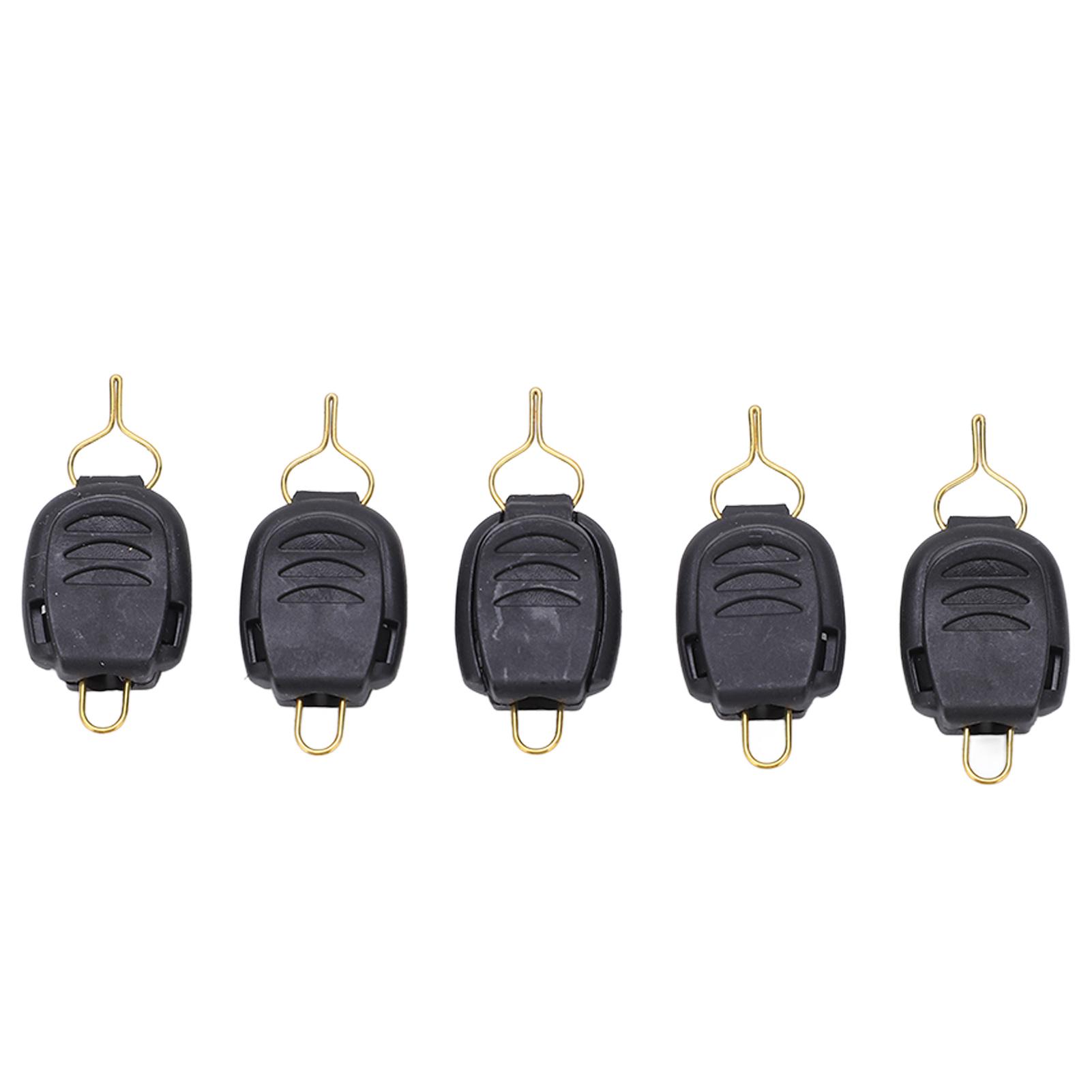 

5 ШТ. Стопор для лески, Клипса-держатель для лески для кастинговой катушки, Фиксатор, Рыболовный аксессуар Black