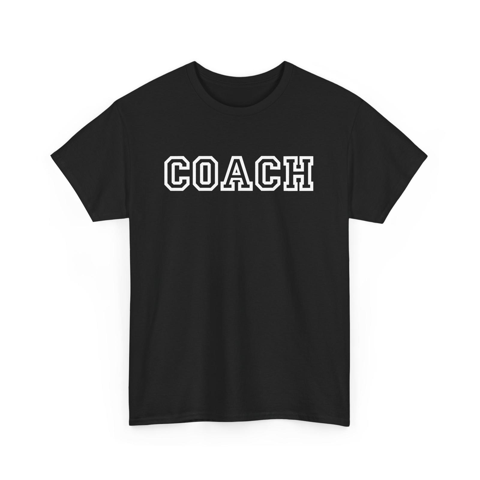 Coach T-Shirt College Athletic Tee Sports Teacher Coaching Shirt Instructor S