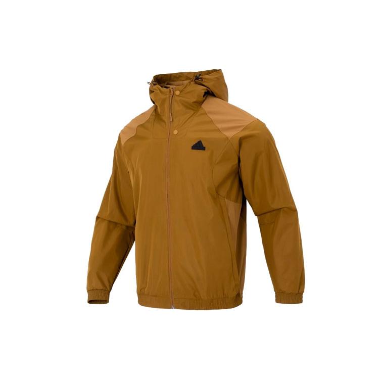 Куртки Adidas Мужские Хаки С Капюшоном Умеренная Другое IP4921 M