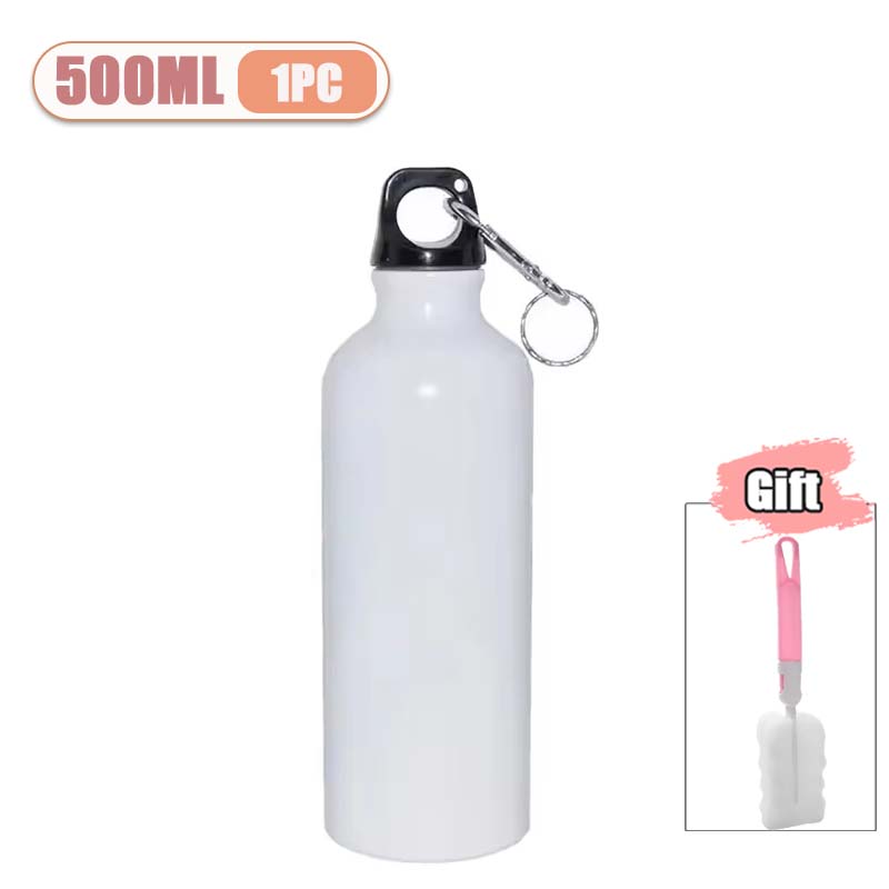 500/750mL Aluminum Water Bottle Large Capacity Leakproof Sports Drinkware for Gym Outdoor Hiking Sports Water Bottle