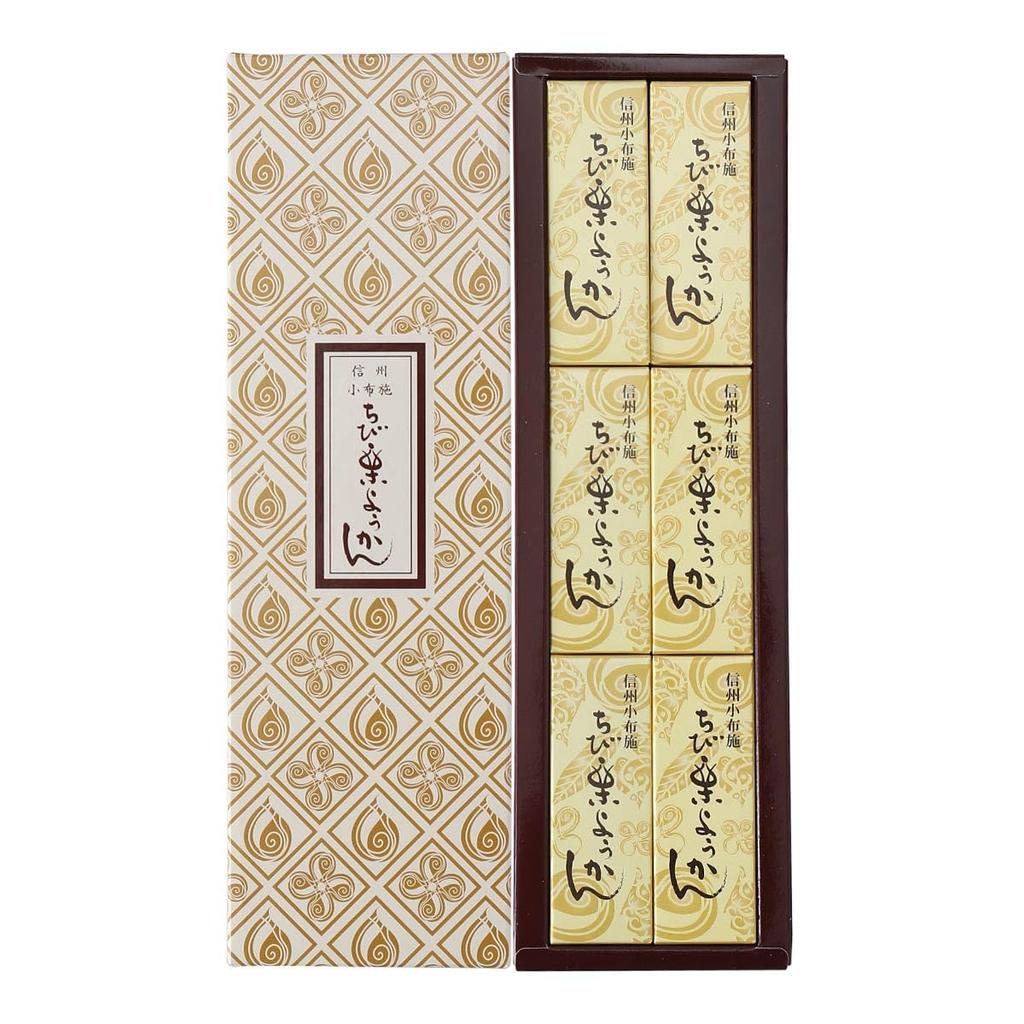 Kurian Kyodo Chibi Chestnut Yokan 6 Pieces X 3 Boxes