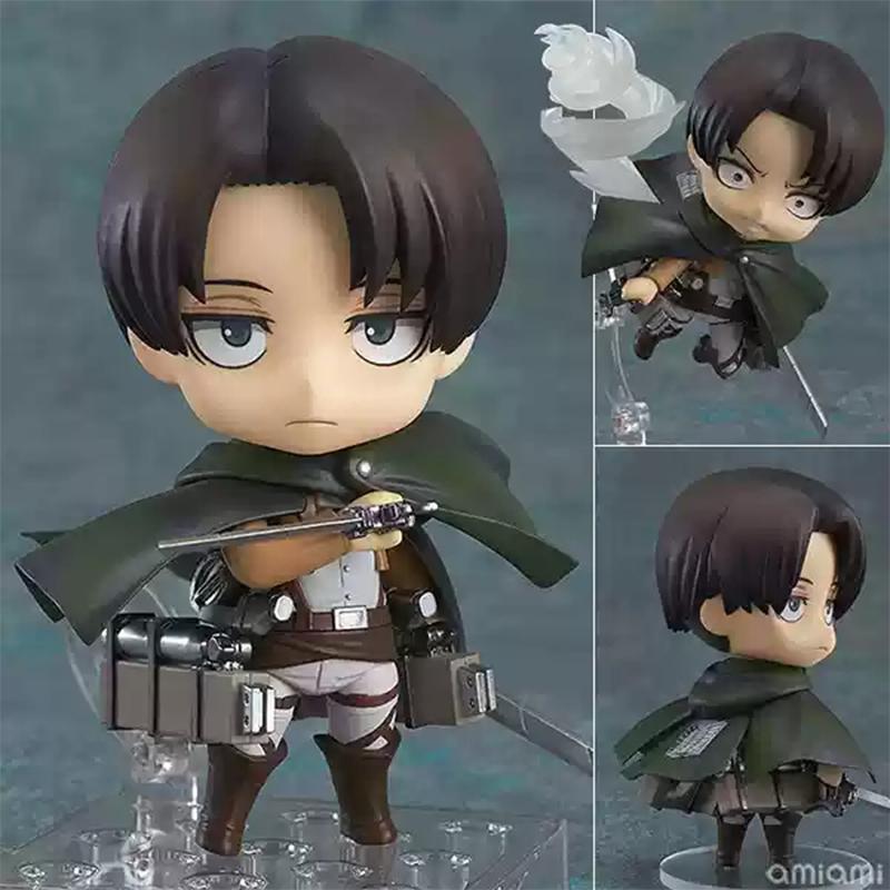 Attack On Titan Animation Comic Peripheral Toy Eren Mikasa Levi Hange Reiner Anime Action Movable Model Figures Collection NTR