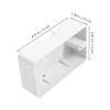 5pcs Outlet Junction Box, Wall Socket Boxes, 1 Gang Electrical Box, External Installation Box, Plastic Electrical Enclosure Box for Home