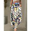 Women's Fall And Winter Pants Exquisite Three-dimensional Abstract Human Face Printing Pants Casual Versatile Street Pants