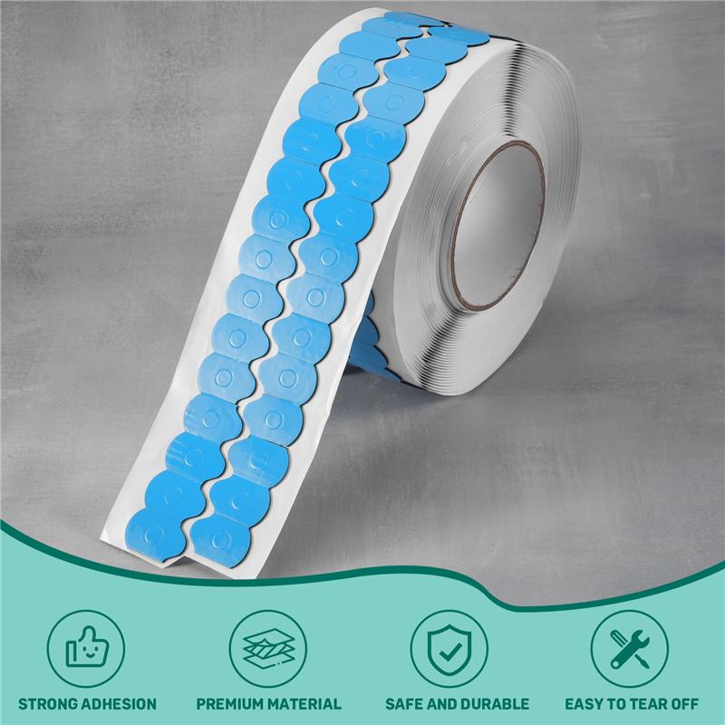 A96I-(1000Pcs/Roll) Blocking Pads Pastilles Adhesives Protecting Lenses Sticker Pad Eyeglasses Lens Edging Pads Optical Accessor