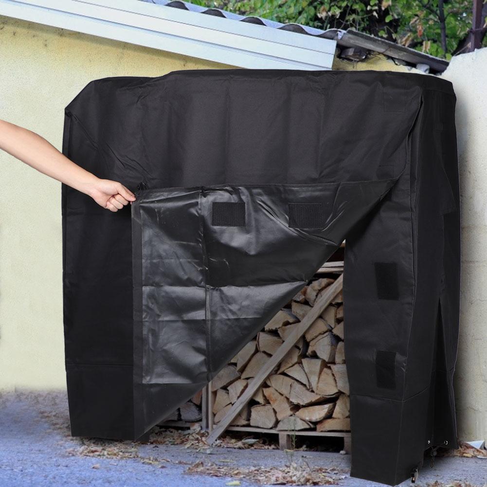Outdoor Garden Patio Rain Proof Wind Proof Oxford Cloth Firewood Log Cover Protection
